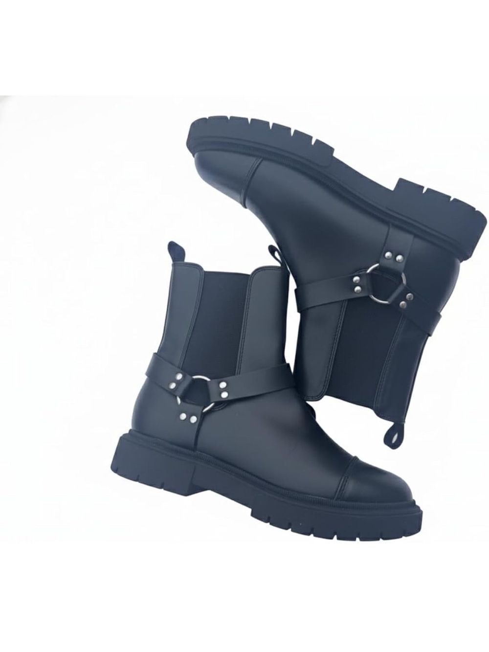 art class Black Kids Chelsea Harness Boots